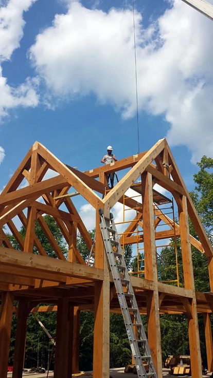 Presque Isle, WI | Custom Home | Custom Timber Frames