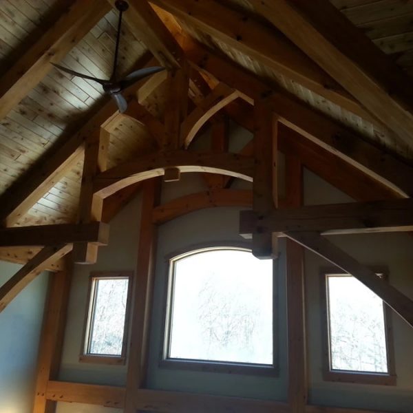 Hudson, WI | Rustic White Pine Home | Custom Timber Frames