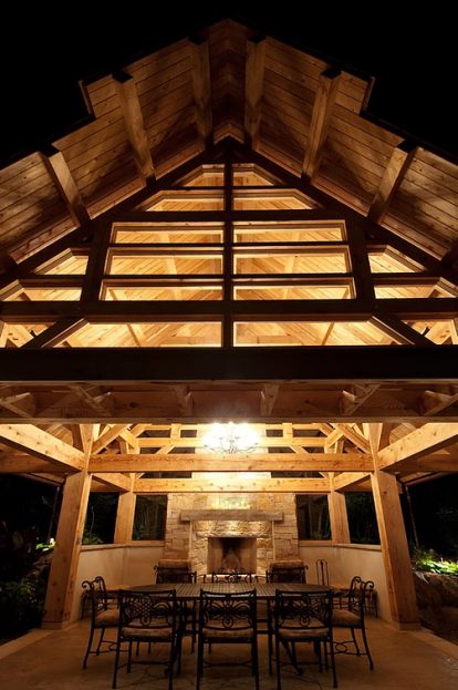 Minneapolis, MN | Timber Gazebo | Custom Timber Frames
