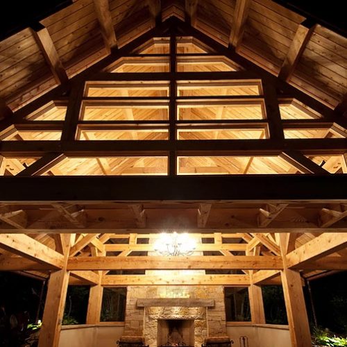 Minneapolis, MN | Timber Gazebo | Custom Timber Frames