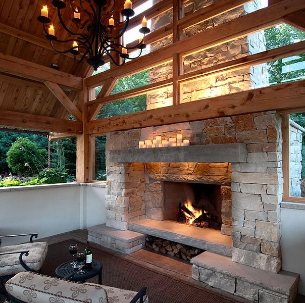 Minneapolis, MN | Timber Gazebo | Custom Timber Frames