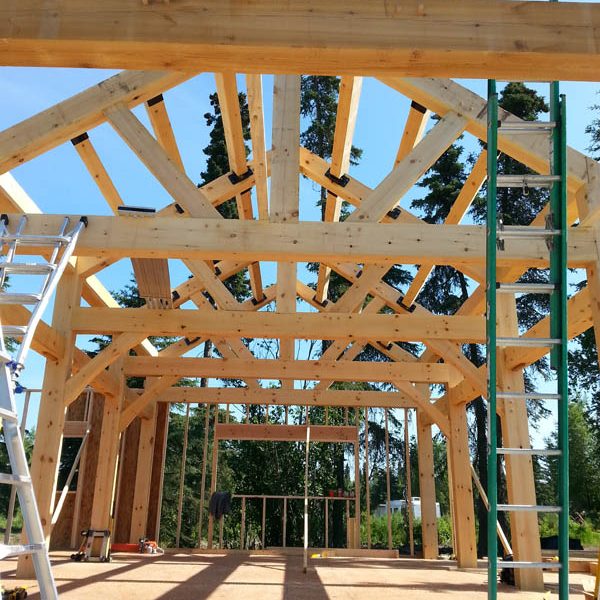 Kenai Alaska | Timber Frame Home | Custom Timber Frames