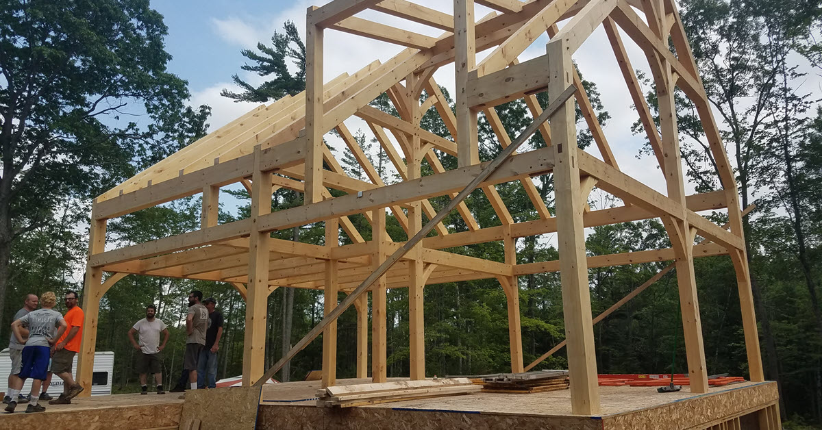 Wisconsin River Front Timber Frame Home | Custom Timber Frames