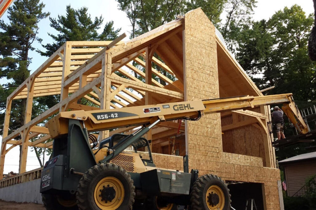 Chetek, WI | Post and Plate Design | Custom Timber Frames